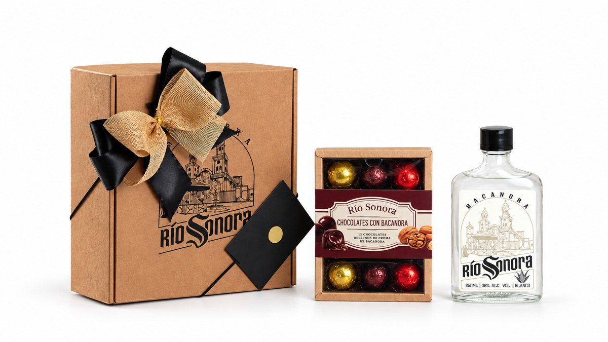 Blanco 250 + chocolates con caja para regalo